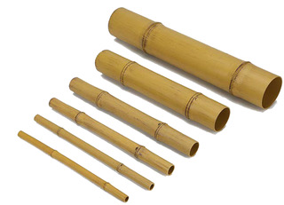 Full synthetic bamboo poles